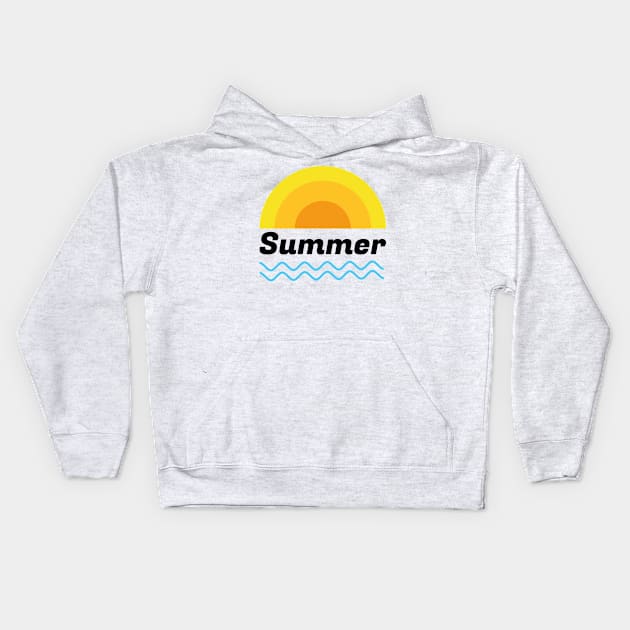 summer time Kids Hoodie by Rob Sho